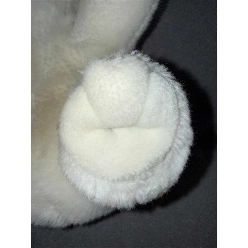 K&M International White Tiger Black Stripes Blue Eyes Stuffed Animal 12 Inches